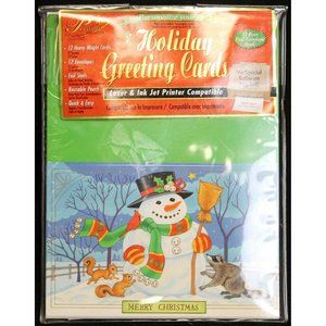 Gartner Studios Personal Prints Holiday Cards Snowman Customize Deb A Kirkeeide